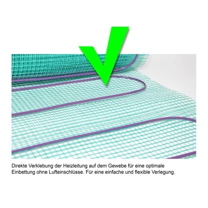 Perobe Elektrische Fußbodentemperierung 230 Volt Heizmatte 3 m² Perobe Elektrische Fußbodentemperierung 230 Volt Heizmatte 3 M² -Heizgeräte 342447 6946 02