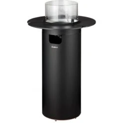 Enders Gas-Terrassenfeuer Nova Ø 36 Cm X 88 Cm Schwarz