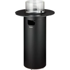 Enders Gas-Terrassenfeuer Nova Ø 36 Cm X 102 Cm Schwarz