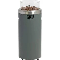 Buschbeck Terassenheizer Loungefeuer Faro Grau 7,5 KW -Heizgeräte 870668 4224 3