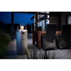 Buschbeck Terassenheizer Loungefeuer Faro Grau 7,5 KW -Heizgeräte 870668 4224 6