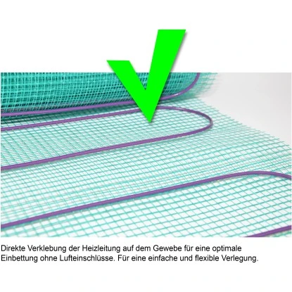 Perobe Elektrische Fußbodentemperierung 230 Volt Heizmatte 10 m² Perobe Elektrische Fußbodentemperierung 230 Volt Heizmatte 10 M² -Heizgeräte 889930 3434 02