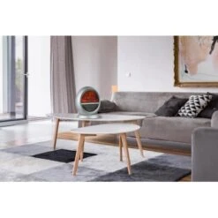 El Fuego Elektrokamin Frankfurt Silber 750/1500 W Regelbar -Heizgeräte 931897 2240 8