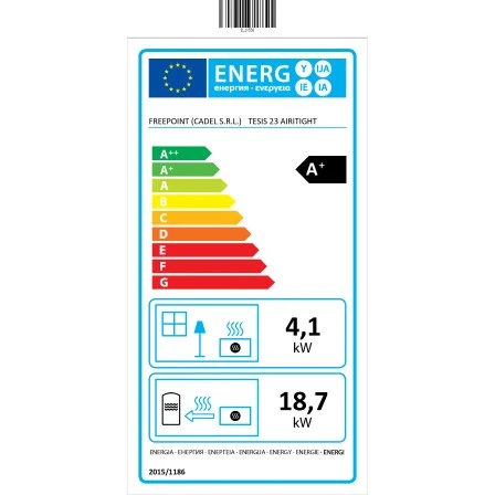 Freepoint Wasserführender Pelletofen Tesis 4,7 - 22,8kW Weiß Freepoint Wasserführender Pelletofen Tesis 4,7 - 22,8kW Weiß -Heizgeräte ergieeffizienzlabelTesis23